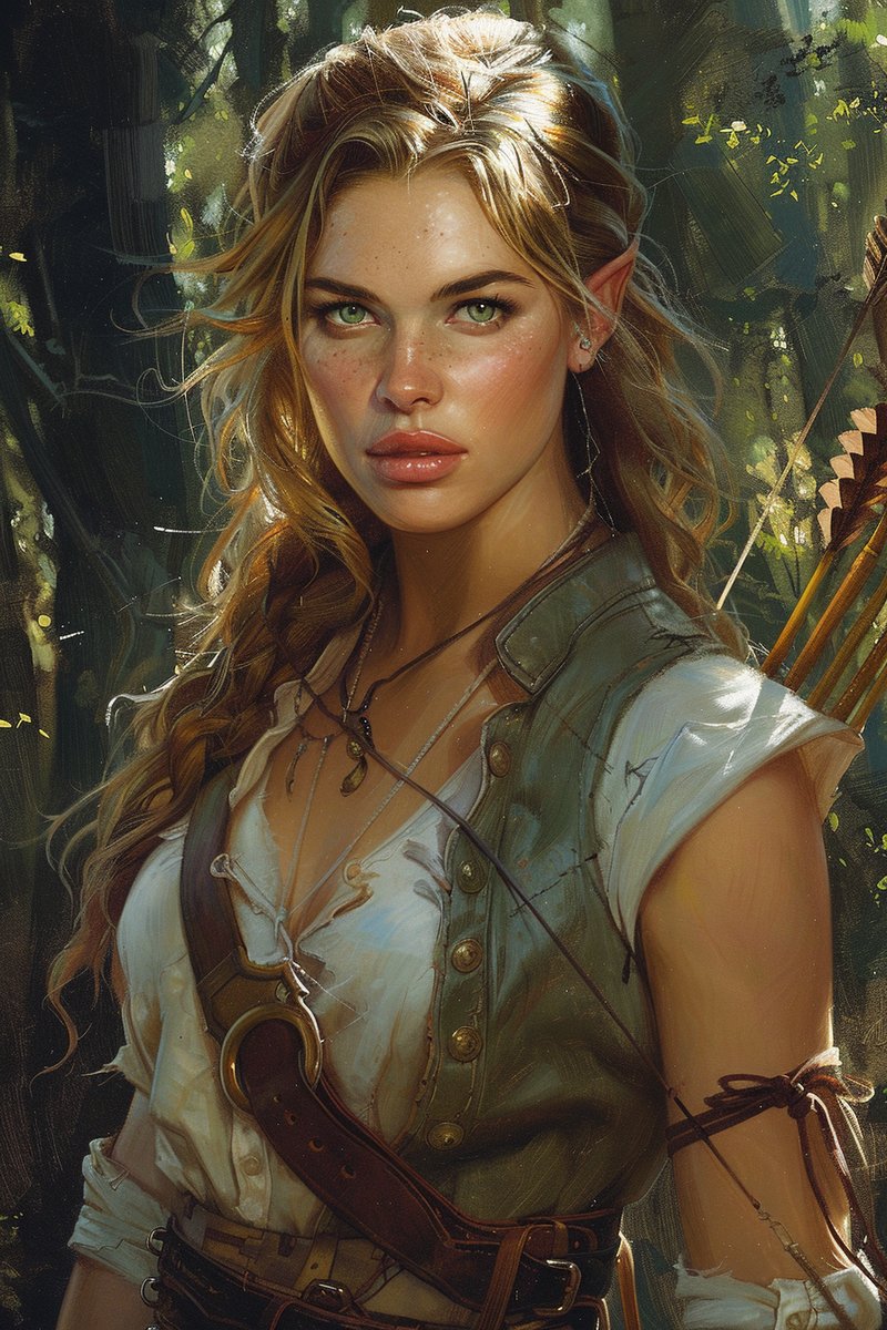 Kandie the half-elf archer